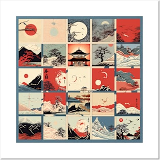 JAPANESE WOODBLOCK PRINTS Posters and Art